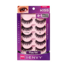 Load image into Gallery viewer, i Envy by Kiss So Wispy 06 Strip Eyelashes Value Pack #KPEM65
