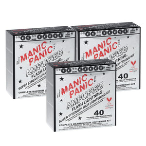 MANIC PANIC 40 Vol Lightning Hair Bleach Kit 3PK