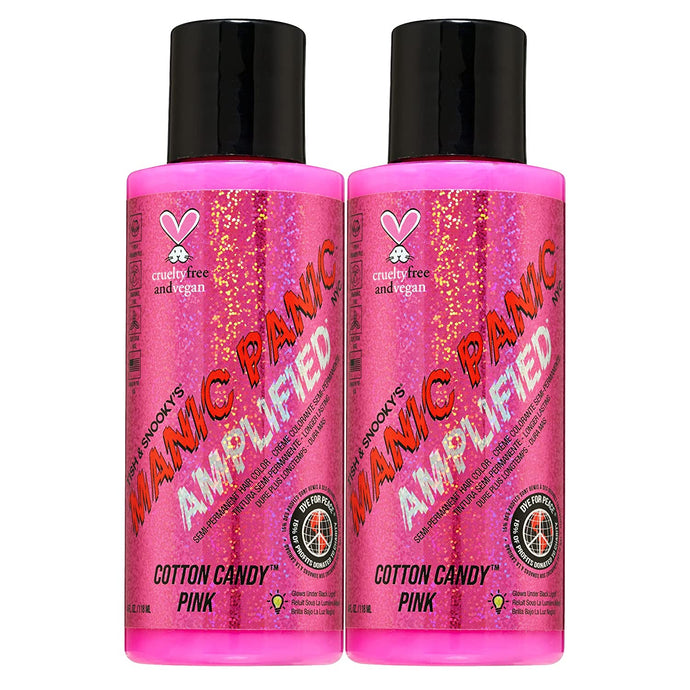 MANIC PANIC Cotton Candy Pink Hair Color 2PK